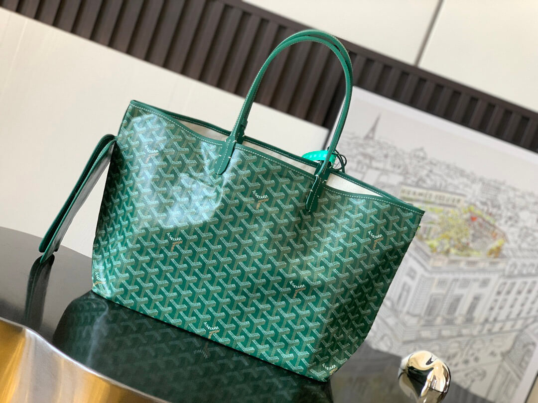 GOYARD Saint Louis PM Tote Bag - Green