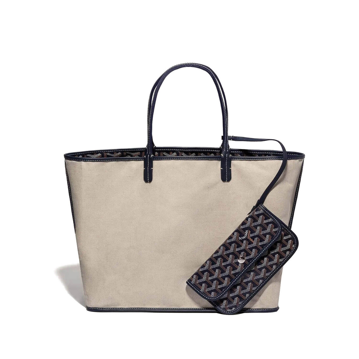 GOYARD Saint Louis PM Tote Bag - Navy Blue