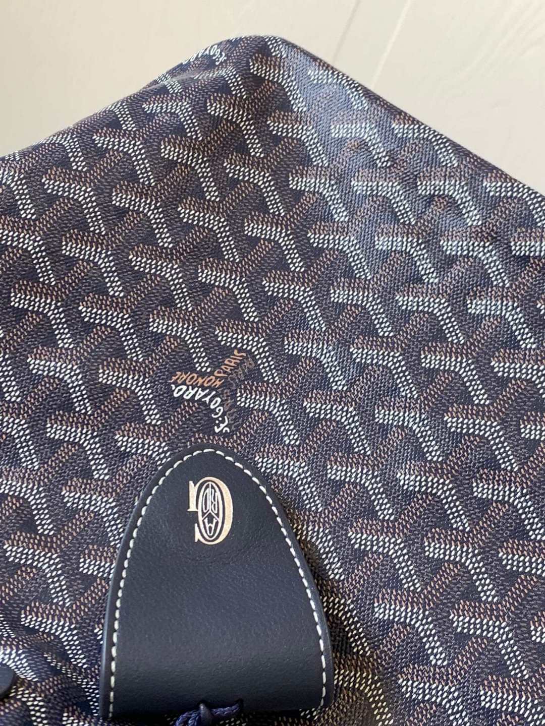 GOYARD Saint Louis PM Tote Bag - Navy Blue