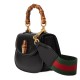 GUCCI Bamboo 1947 Mini Top Handle Bag - Black Leather