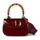 GUCCI Bamboo 1947 Small Top Handle Bag - Red Leather