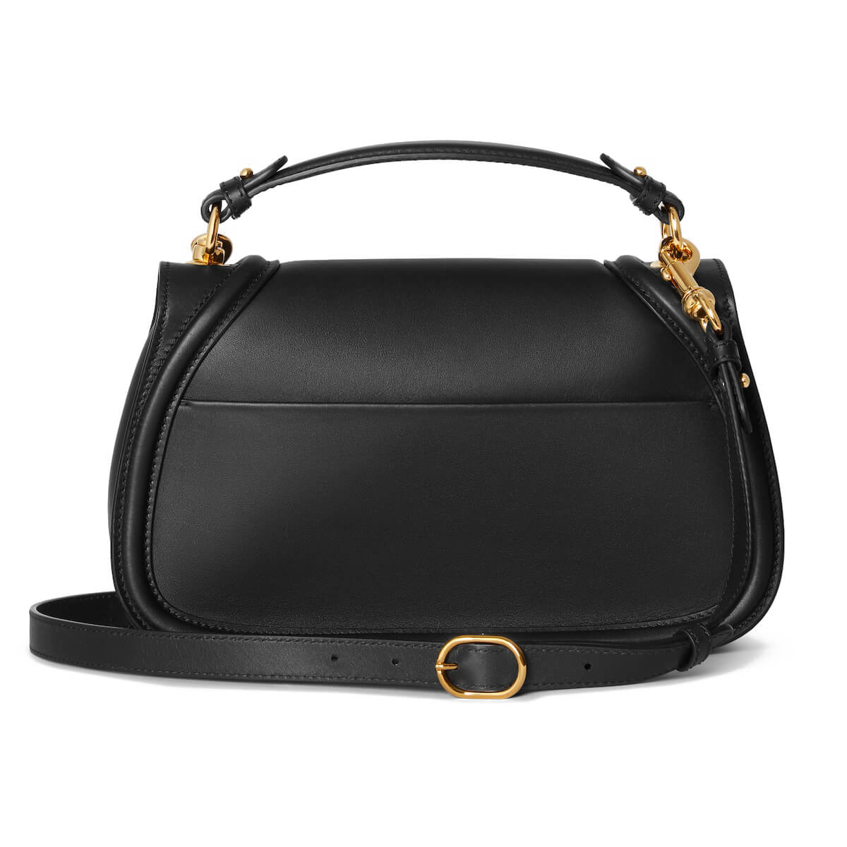 GUCCI Blondie Medium Top Handle Bag - Black Leather