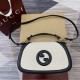 GUCCI Blondie Medium Top Handle Bag - Natural Canvas & Black Leather