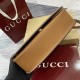 GUCCI Blondie Medium Top Handle Bag - Natural Canvas & Brown Leather