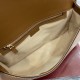 GUCCI Blondie Medium Top Handle Bag - Natural Canvas & Brown Leather