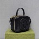 GUCCI Blondie Small Top Handle Bag - Black Leather