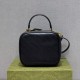 GUCCI Blondie Small Top Handle Bag - Black Leather