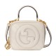 GUCCI Blondie Small Top Handle Bag - White Leather