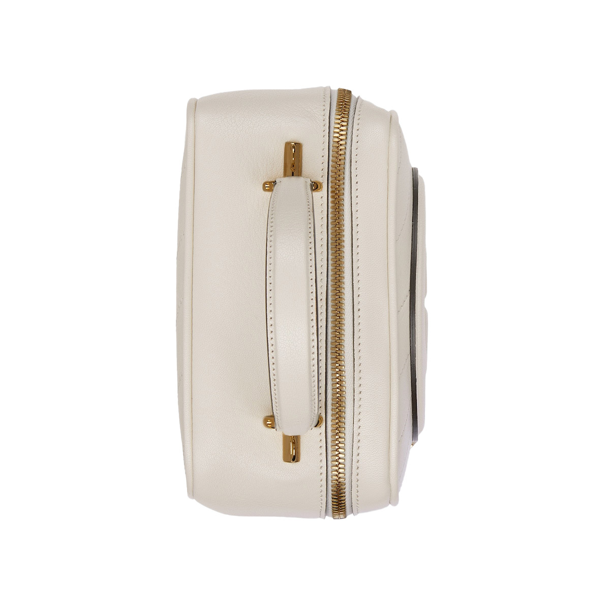 GUCCI Blondie Small Top Handle Bag - White Leather