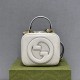 GUCCI Blondie Small Top Handle Bag - White Leather