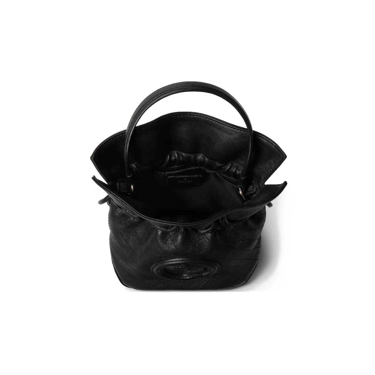 GUCCI Blondie Mini Bucket Bag - Black Leather