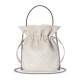 GUCCI Blondie Mini Bucket Bag - White Leather