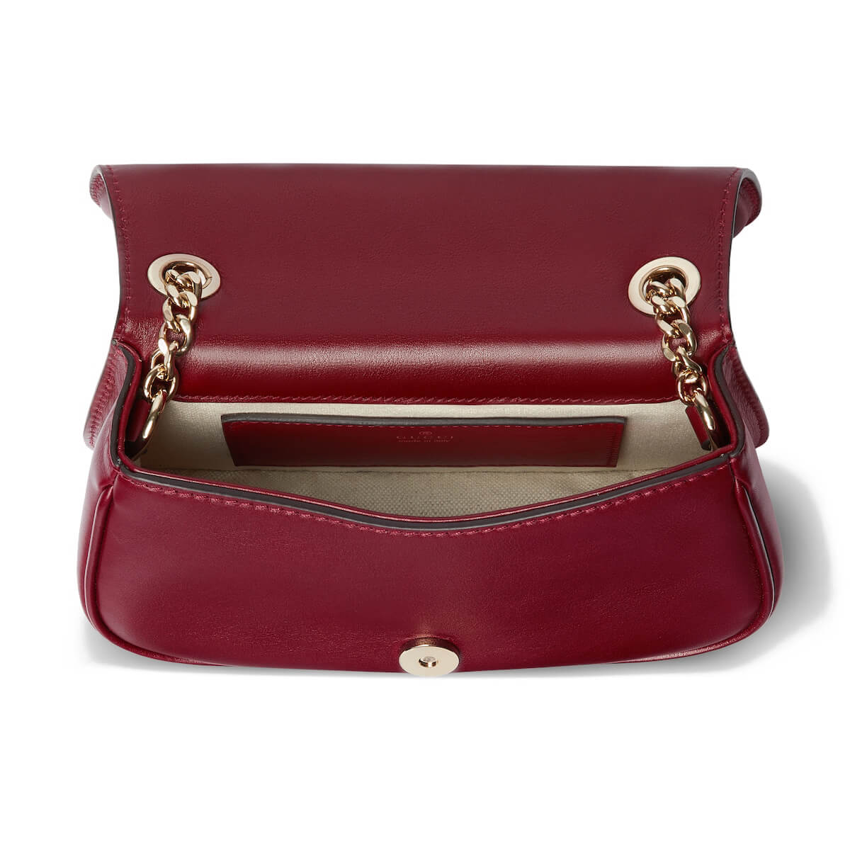 GUCCI Blondie Mini Shoulder Bag - Red Leather