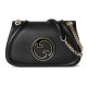 GUCCI Blondie Small Shoulder Bag - Black Leather