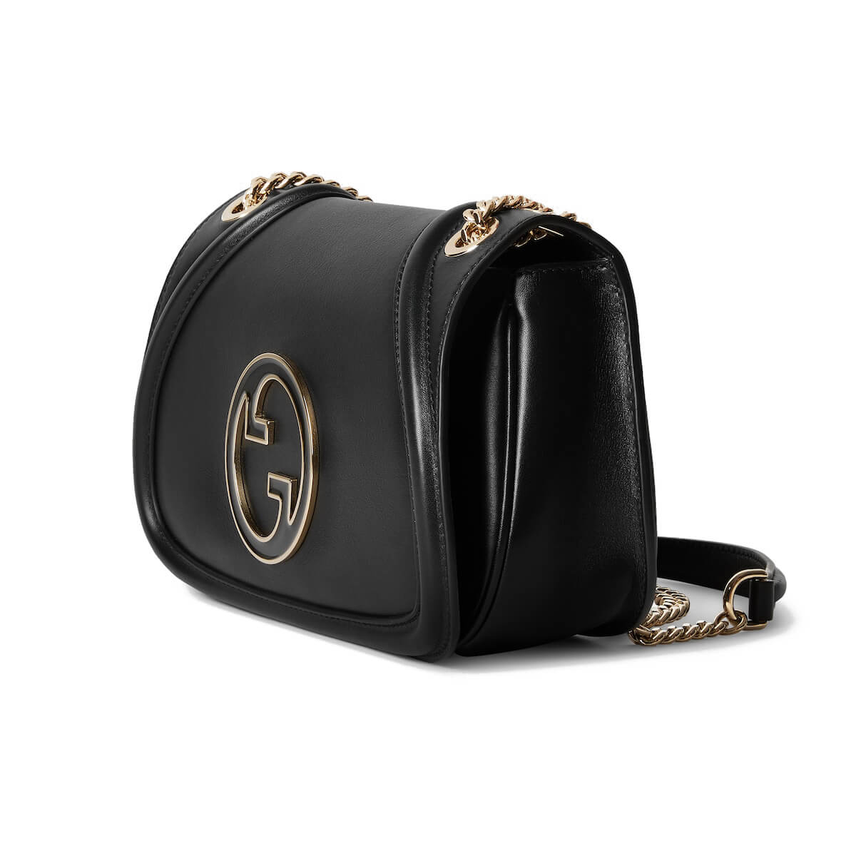 GUCCI Blondie Small Shoulder Bag - Black Leather