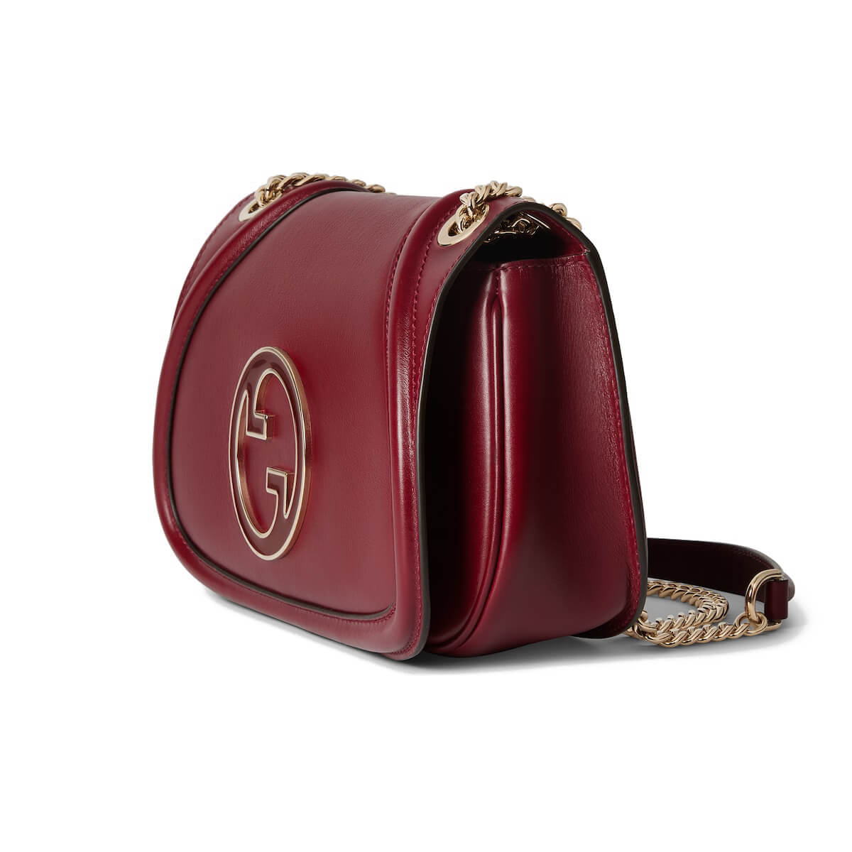 GUCCI Blondie Small Shoulder Bag - Red Leather