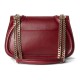 GUCCI Blondie Small Shoulder Bag - Red Leather