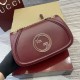 GUCCI Blondie Small Shoulder Bag - Red Leather