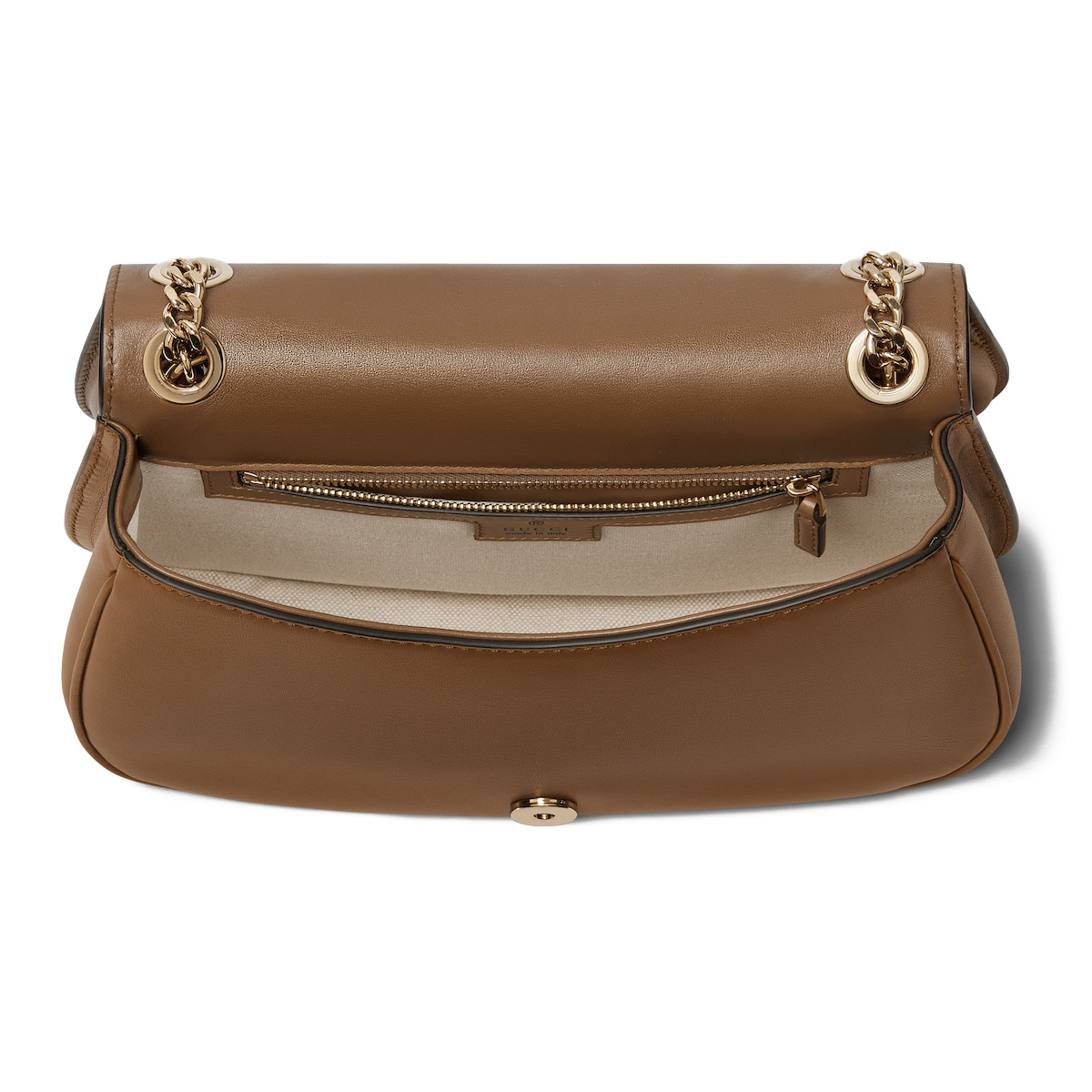 GUCCI Blondie Small Shoulder Bag - Brown Leather