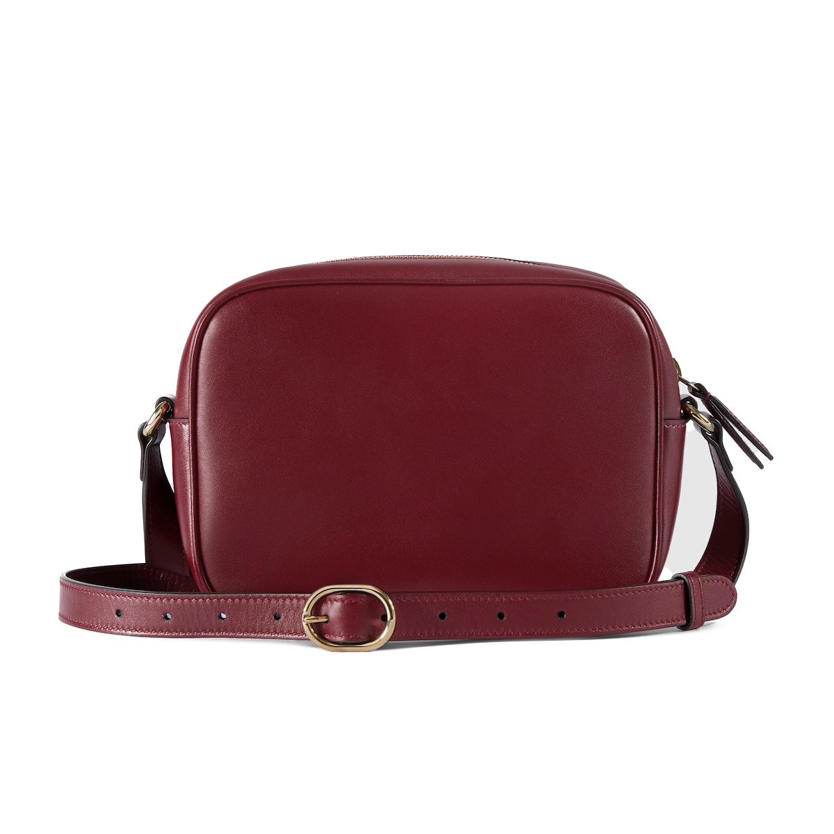 GUCCI Blondie Mini Rectangle Shoulder Bag - Red Leather