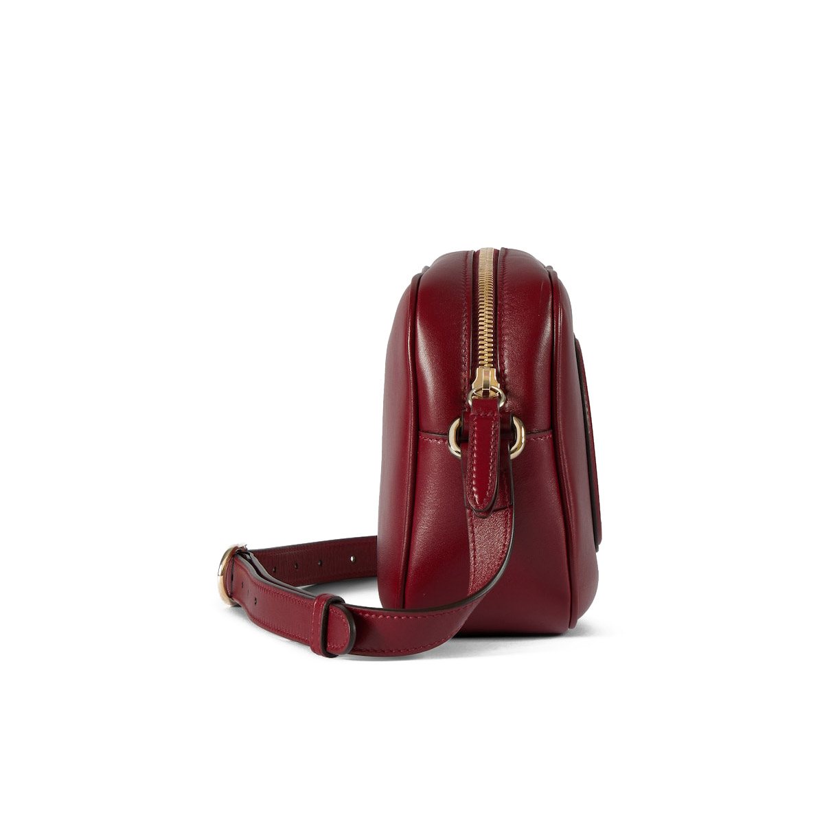 GUCCI Blondie Mini Rectangle Shoulder Bag - Red Leather