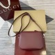 GUCCI Blondie Mini Rectangle Shoulder Bag - Red Leather