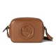 GUCCI Blondie Mini Rectangle Shoulder Bag - Brown Leather