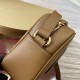 GUCCI Blondie Mini Rectangle Shoulder Bag - Brown Leather