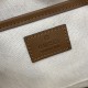 GUCCI Blondie Mini Rectangle Shoulder Bag - Brown Leather