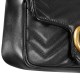 GUCCI GG Marmont Super Mini Shoulder Bag - Black Leather