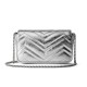 GUCCI GG Marmont Super Mini Shoulder Bag - Silver Leather