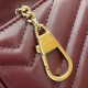 GUCCI GG Marmont Super Mini Shoulder Bag - Red Leather