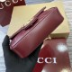 GUCCI GG Marmont Super Mini Shoulder Bag - Red Leather