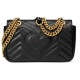 GUCCI GG Marmont Mini Shoulder Bag - Black Leather