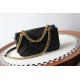 GUCCI GG Marmont Mini Shoulder Bag - Black Leather