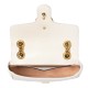 GUCCI GG Marmont Mini Shoulder Bag - White Leather