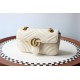 GUCCI GG Marmont Mini Shoulder Bag - White Leather