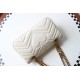 GUCCI GG Marmont Mini Shoulder Bag - White Leather