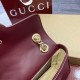 GUCCI GG Marmont Mini Shoulder Bag - Red Leather