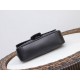 GUCCI GG Marmont Mini Shoulder Bag - Black Leather & Black Hardware