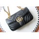 GUCCI GG Marmont Small Shoulder Bag - Black Leather