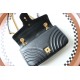 GUCCI GG Marmont Small Shoulder Bag - Black Leather