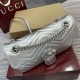 GUCCI GG Marmont Small Shoulder Bag - Silver Leather