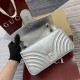 GUCCI GG Marmont Small Shoulder Bag - Silver Leather