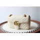 GUCCI GG Marmont Small Shoulder Bag - White Leather