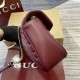 GUCCI GG Marmont Small Shoulder Bag - Red Leather