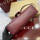 GUCCI GG Marmont Small Shoulder Bag - Red Leather