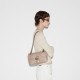 GUCCI GG Marmont Small Shoulder Bag - Taupe Leather