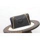 GUCCI GG Marmont Medium Shoulder Bag - Black Leather