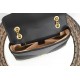 GUCCI GG Marmont Medium Shoulder Bag - Black Leather